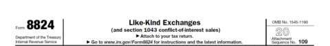 IRS Form 8824 - Realty Exchange Corporation | 1031 Qualified Intermediary